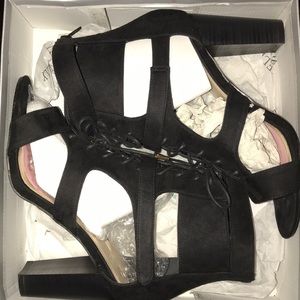 Karmina Black High Heel Shoe